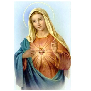 圣母圣心玛利亚钻石画十字绣水晶方钻5d效果拼图客厅装饰画基督教