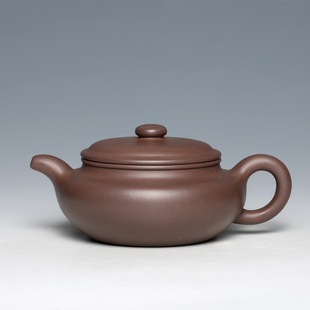 宜兴名家紫砂壶全手工正品茶壶大扁腹高手吴界明制600cc已转欣赏 新品