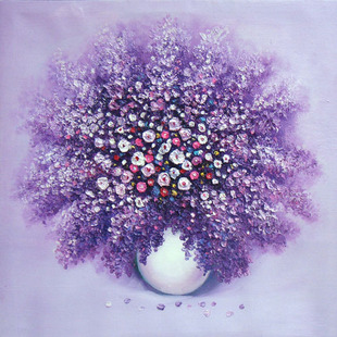 现代纯手绘油画欧式客厅装饰画玄关挂画无框画满天星餐厅抽象壁画