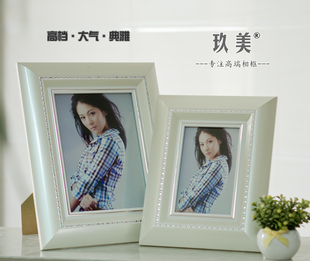 欧式高分子高档婚纱艺术典雅相框5寸6寸7寸8寸10寸12寸满百包邮 新品