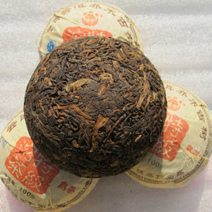 茶叶 普洱茶 熟茶 普洱市滇桂茶厂 版纳春250克特级普洱沱茶 特价