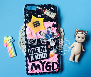 bigbang权志龙原宿原宿奶油手机壳苹果iphone三星note3小米定做 新品