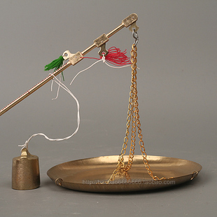 厨房小称铜称钩食品手提秤铜秤挂称铜杆秤配中药称克量戥子称包邮