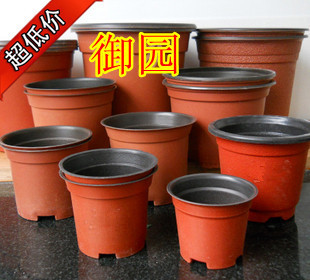 塑料花盆/泛农花盆双色花盆/营养钵 10/13/14/15/16育苗播种穴盘 新品