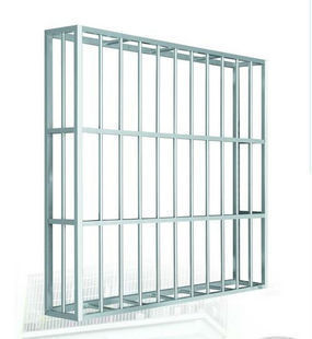 窗户固定在方管上 方管保险窗