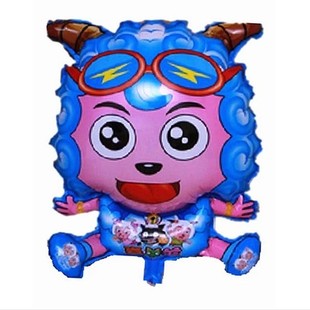 厂家直销 氢气球批发 卡通玩具 氢气机 氢气球大托干气筒 喜羊羊 新品