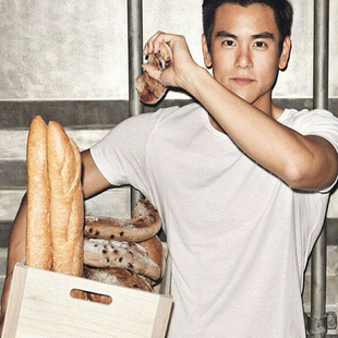 彭于晏同款 男士 纯白色t恤男短袖体恤纯色纯棉圆领t桖打底衫男潮