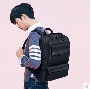 专柜正品 新秀丽 r78金秀贤代言都敏俊同款双肩背包电脑商务包 新品