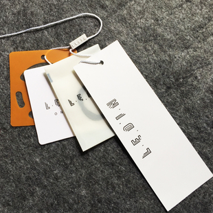 新款加厚版乐町手提袋ledin购物袋现货吊牌领标纸袋订做领标吊牌 新品