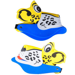 eva动物头饰 幼儿园学校表演道具 动物系列豹子立体帽子 派对用品