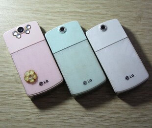 二手lg kf350原装冰淇淋女性时尚手机 原装翻盖学生便宜实用手机 新品