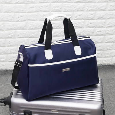 旅行包男手提小行旅休闲大包短途轻便行李包女防水运动拼接健身