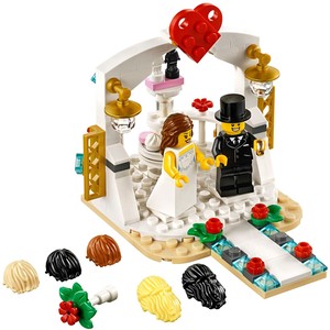 lego 乐高 40197 情人节 2018新版婚礼现场 积木优惠 正品 创意