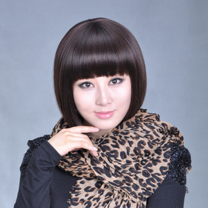 批发影视演出假发影楼女生活发套新娘盘头刘海沙宣头套bobo发