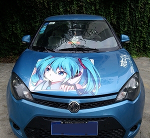 和风痛车大赏-动漫车贴-初音拉花-随意贴-图案可定制-同城安装