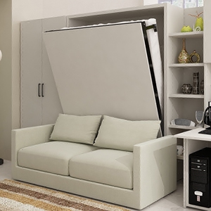 北岸定制壁床隐形床壁柜床折叠床翻板午休床墨菲床沙发衣柜组合