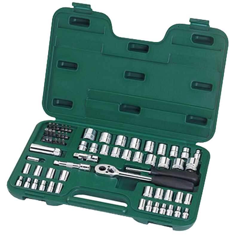 世达sata09011 65件套6.3 x 10mm系列公英制组套工具 套