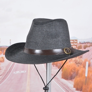 佐罗 牛仔帽 男士草帽大沿太阳帽 帽子遮阳防晒沙滩凉帽 户外夏天