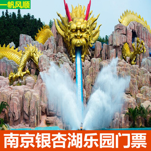 [银杏湖乐园-大门票]江苏南京银杏湖主题乐园门票