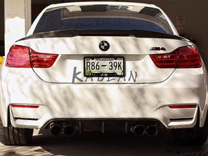 宝马4系 f33 f83 双门 m4 改装 rkp款碳纤维扰流压尾翼 小尾翼