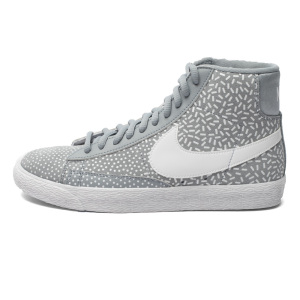 正版专柜耐克nike 灰色圆点斑点板鞋女鞋中高帮休闲舒适bl