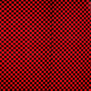 黑红小格子纯棉55*55cm大方巾嘻哈头巾街舞发带围巾围脖潮流男女