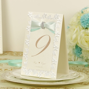 婚礼嘉宾桌卡 欧式个性创意桌牌结婚宴席位卡 年会座位卡打印定制