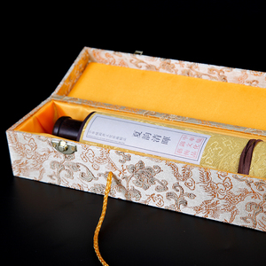 中国特色礼品送老外成都特产工艺画蜀锦挂卷轴熊猫小礼物织锦画