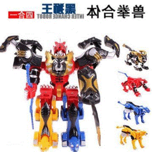 超凡战队变身器变形机器人神兽合体百兽合体兽拳合体百兽