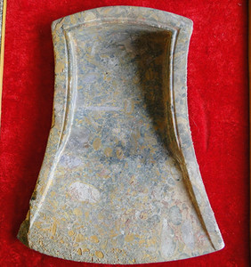 唐代风字簸箕砚台/唐宋老石雕古董砚台收藏