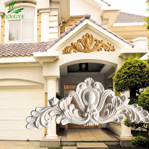 天然大理石浮雕雕花别墅门头雕花石雕浮雕欧式镂空石材雕刻可订制