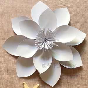 新款精致进口卡纸大型婚庆婚礼橱窗影楼舞台装饰背景道具手工纸花