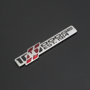 dodge道奇酷威 酷博 金属车标100周年纪念车贴侧标车身贴叶子板标