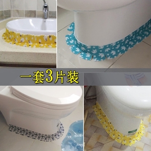 马桶底座贴纸防水防污围贴卫生间坐便器边防霉踢脚线墙角缝隙吸附