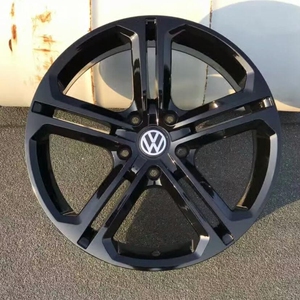 19寸20寸大众途观大众途锐改装轮毂经典全黑适辉腾大众cc帕萨特