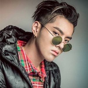 中国有嘻哈眼镜吴亦凡同款墨镜男士圆框2017网红女太阳镜小脸chic