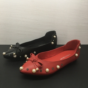 tommys queen 17秋季新品浅口尖头真皮女鞋断码清仓内增高女单鞋