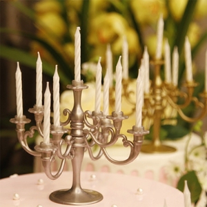 新品烘培欧式奢华豪金银色生日蛋糕蜡烛红色浪漫奇特创意螺纹烛台