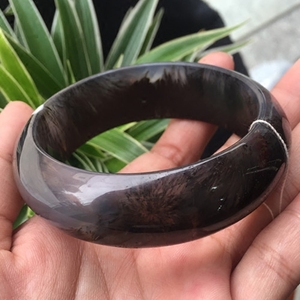 发丝玛瑙玉髓手镯