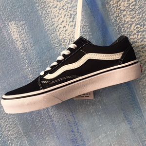 正品万斯50周年男鞋低帮经典款sk8-hi帆布鞋2018新款女鞋滑板鞋45