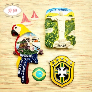 5个包邮 3d树脂冰箱贴 巴西里约热内卢圣彼得堡旅游旅行纪念品