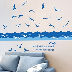 装饰画海鸥