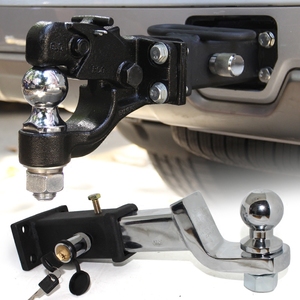 汽车越野拖车钩通用改装牵引钩锁后杠游艇房车拖车配件流氓勾H9