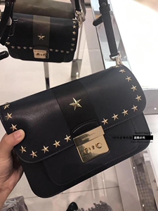 michel koes#mk 金属星星铆钉邮差包 sloan斜挎包