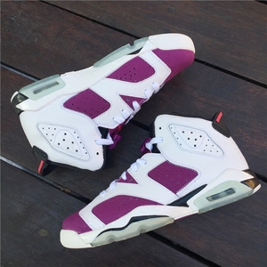 虎扑识货 Air Jordan 6 GS AJ6 乔6 白紫葡萄 女鞋 543390-127