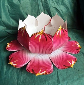 莲花灯笼手提古风diy