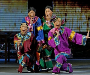 媒婆演出服装 老太太媒婆地主婆秧歌舞蹈中老年俏夕阳老大妈舞服