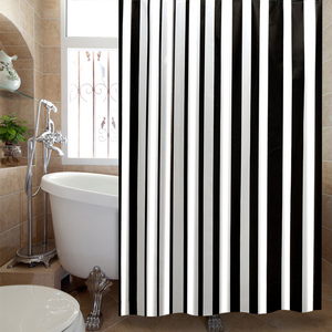 浴室防水浴帘卫生间厕所隔断遮挡帘子挂帘门帘拉帘加免打孔伸缩杆