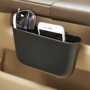 车用收纳盒 塑料置物盒车门卡挂式收纳盒 车门置物盒储物盒吊挂盒