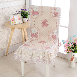 连体靠垫背一体办公室椅垫客厅坐椅垫布艺四季防滑家用餐椅套坐垫